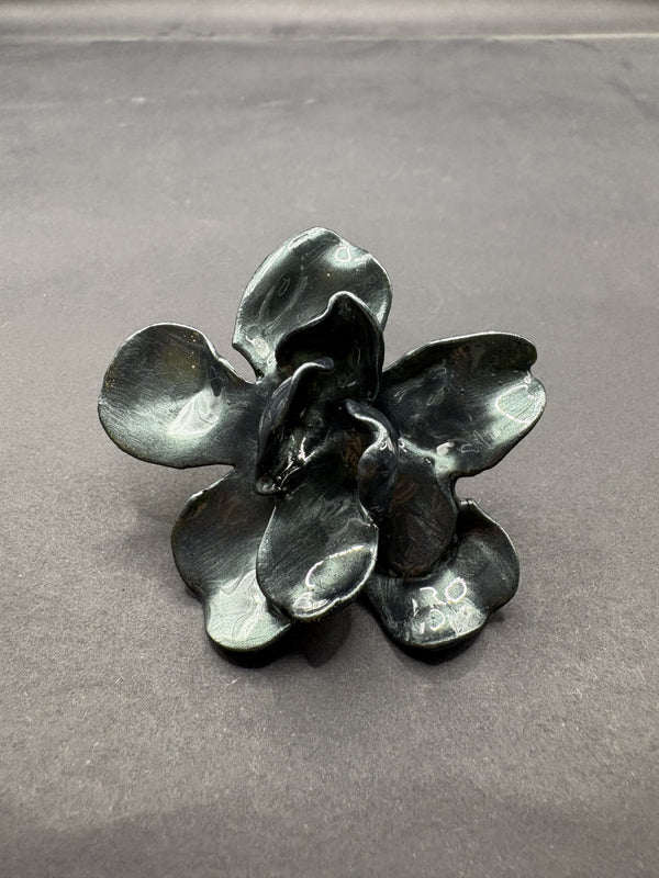 Anillo Metalizado Gris oscuro